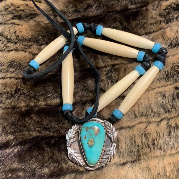 Jewelry - 🩵🩶 Vintage turquoise stone sterling silver. #A313